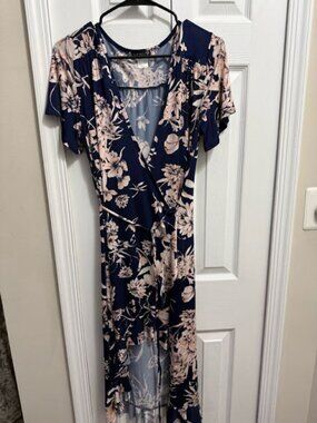 Floral Wrap Dress
